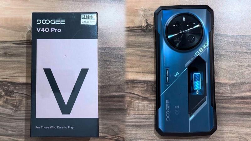 Smartphone DOOGEE V40 Pro 5G NFC 36Gb Ram 512Gb com Bateria